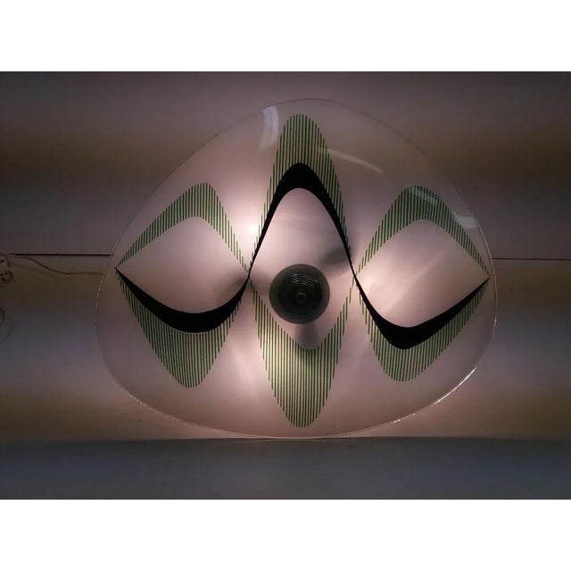 Mid-Century Glass Pendant from Napako, 1960s For Sale - Image 4 of 7