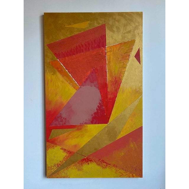 Mascia Meccani, Triangolazioni Tre, 2020, Mixed Media For Sale - Image 4 of 4