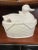 Mid Century ,1950s, White Ceramic Nesting Hen Gravy /Tureen For Sale - Image 4 of 8
