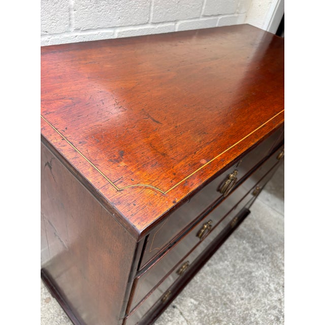 Brown Antique 18th Century George III Period Mahogany Chest of Drawers / Dresser For Sale - Image 8 of 8