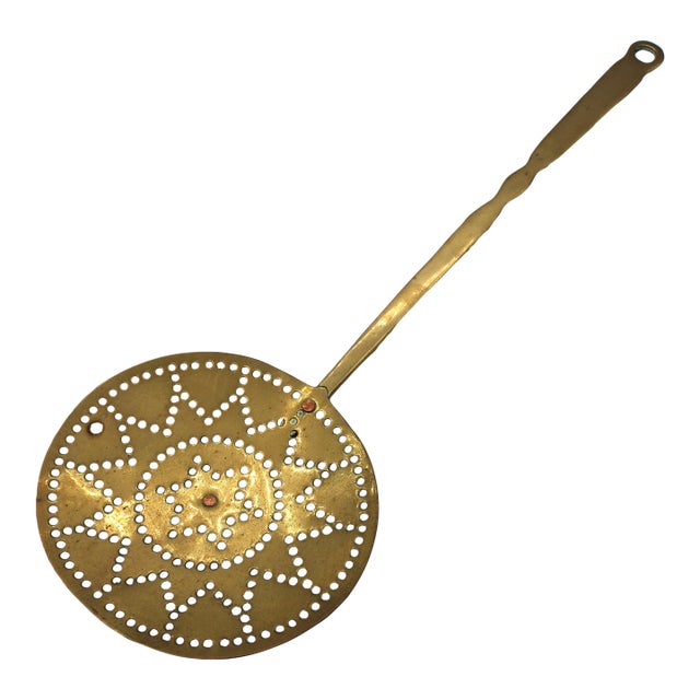 C. 1860-80 English Brass Skimmer For Sale