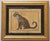 Realism Leopard English Traditional Style of Skilling British Colonial Expressionism Burnt Orange Goldenrod Brown Original Oil Painting by Cleo Plowden For Sale - Image 3 of 3