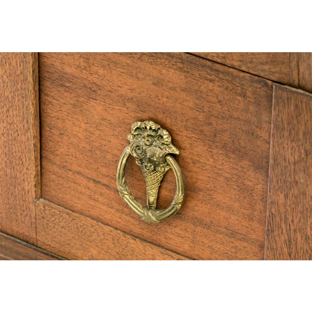 Vintage Carved Wooden Box or Table Chest For Sale In New York - Image 6 of 13