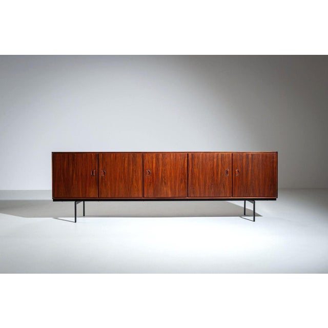 Large sideboard by Fristho Franeker, produced in the Netherlands in the 1960s. It is an impressive example of high-quality...