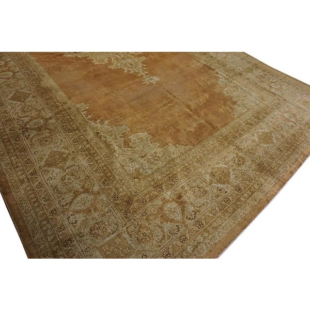 Early 20th Century N. Indian Agra Carpet 9' x 14' 10" For Sale - Image 9 of 10