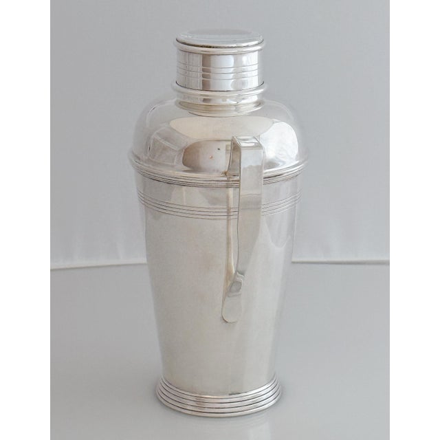 Art Deco Martini or Cocktail Shaker From England by j.b. Chatterley & Sons, LTD For Sale In Austin - Image 6 of 10