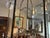 48 High Large Antique Style Metal Lantern Frosted Glass French Style For Sale - Image 4 of 8