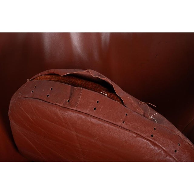 Danish Club Chairs in Leather, 1930s, Set of 2 For Sale - Image 9 of 12