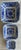 Circa 1980 Canton Export-Style Blue and White Notched Corner Square Nesting Bowls – Set of 3 For Sale - Image 13 of 18