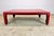 A stunning mid 20th century Japanese low tea / coffee table in rich red and black lacquer. Surface has a slight texture...
