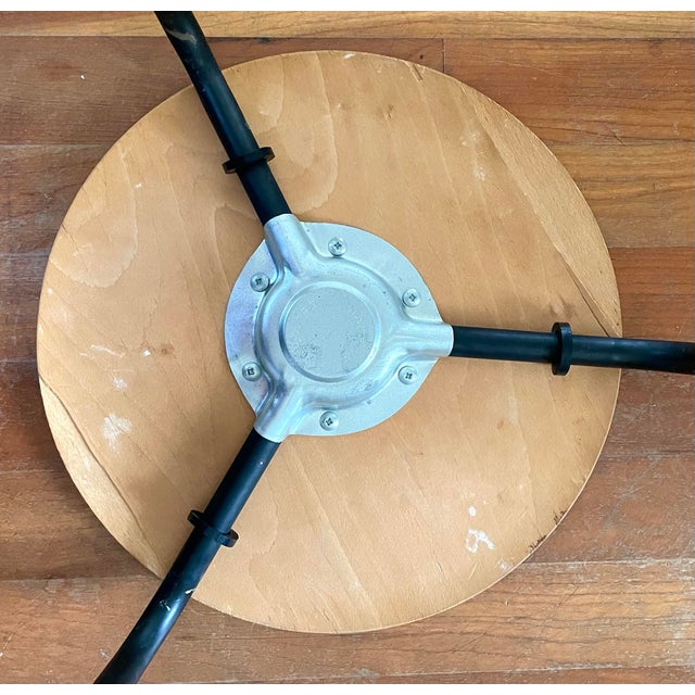 1950s Arne Jacobsen Teak Tripod Stool For Sale - Image 9 of 10