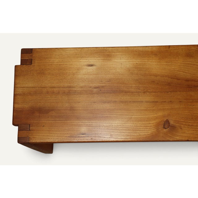 S09 Bench in Elm by Pierre Chapo, 1970s For Sale - Image 16 of 18