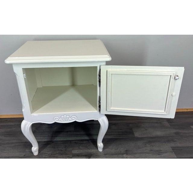 Antique French Bedside Tables, Set of 2 For Sale - Image 9 of 15