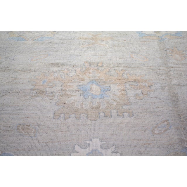 Contemporary Contemporary Oushak Hand Knotted Wool Rug,10'X14' For Sale - Image 3 of 6