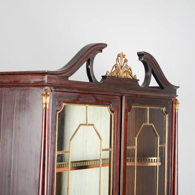 Mid 20th Century Furred Display Cabinet For Sale - Image 18 of 18