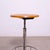 Beautiful industrial office stool, in metal and wooden seat, original furnishing accessory. Dimensions: Height adjustable...