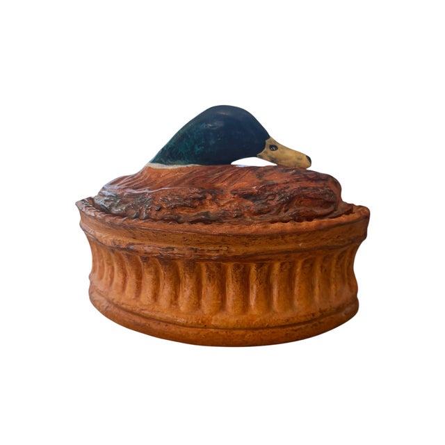 1970s 1970s French Pillivuyt Mallard Duck Pâté Terrine for Lamalle Nyc For Sale - Image 5 of 8