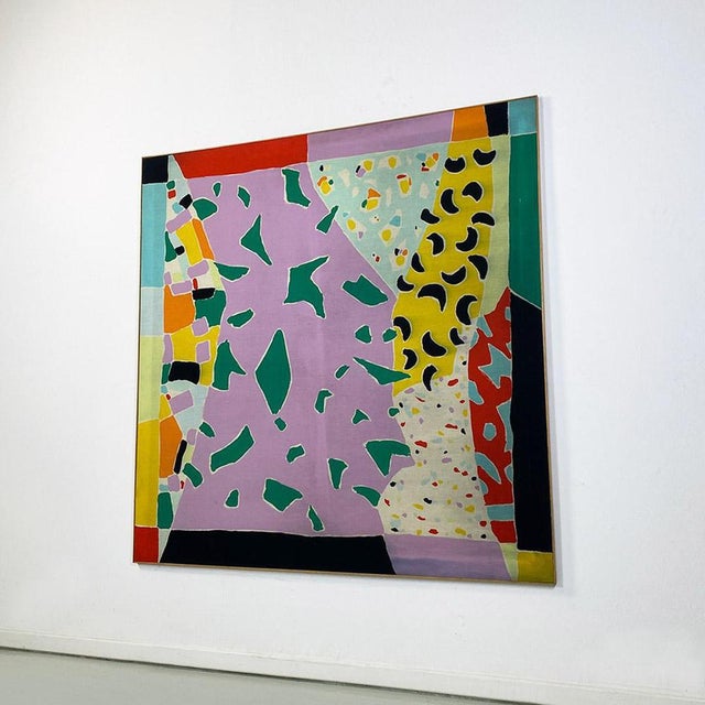 1980s, Fabric and Wood For Sale - Image 4 of 14