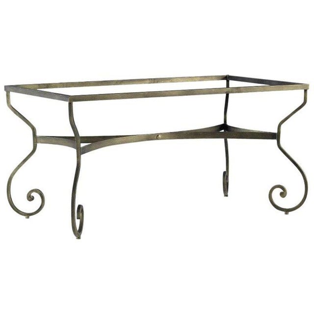 New Garden, Patio or Dining Table in Wrought Iron For Sale In Miami - Image 6 of 6