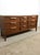 Johnson Carper Mid Century Modern Lowboy Dresser With 9 Drawers & Mounted Mirror by Johnson Carper For Sale - Image 4 of 16