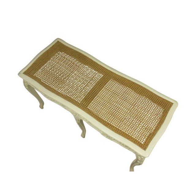 French 19th Century French Painted Bench For Sale - Image 3 of 9