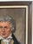1980s Ludwig Van Beethoven Portrait Painting, Framed For Sale - Image 5 of 6