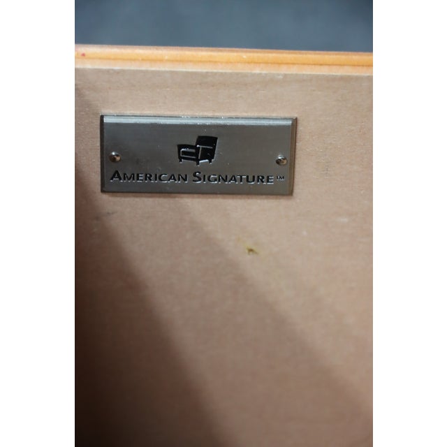 Brown American Signature Cherry Linen Press Cabinet With Drawer For Sale - Image 8 of 14