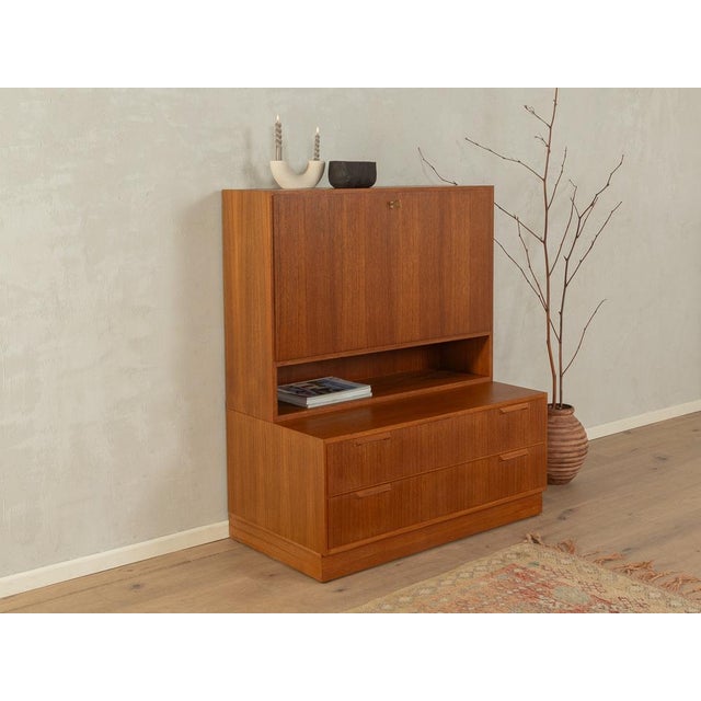 Mid-Century Modern Teak Veneer Bar Cabinet from Dewe, 1960s For Sale - Image 3 of 10