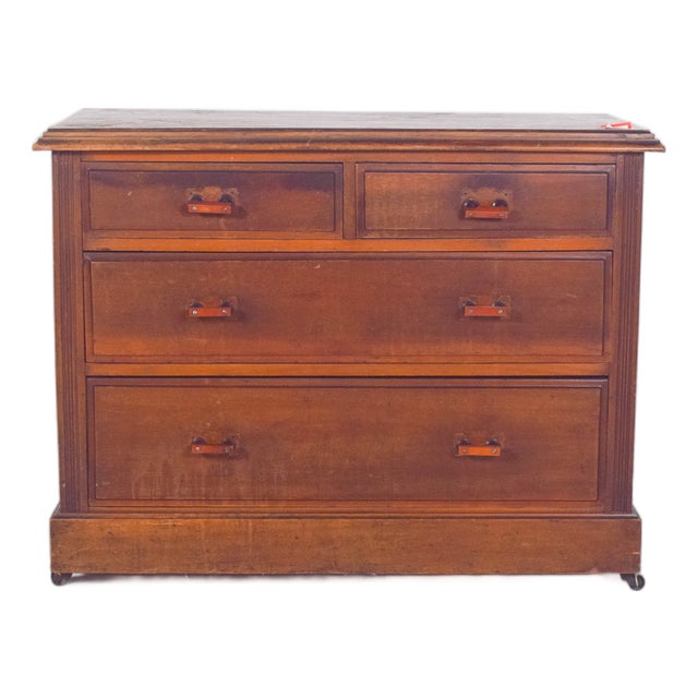 Vintage Art Deco English Chest of Drawers, 1920 For Sale