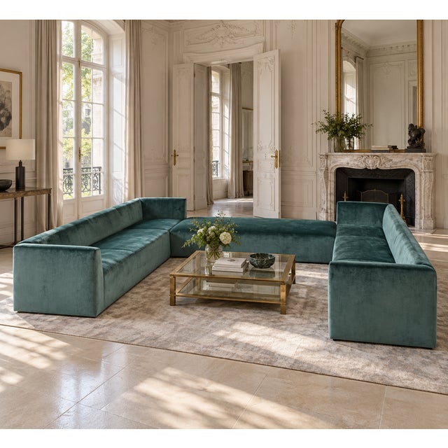 2000 - 2009 Large Modular Sofa by Jean-Rémy Couradette, France, 2003 For Sale - Image 5 of 7