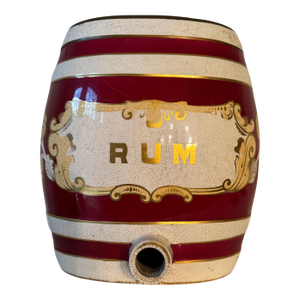 Antique Victorian-Style Rum Barrel Decanter