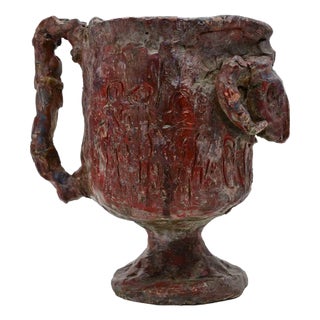 Sirio Pellegrini, Mug Sculpture, 1960s, Terracotta For Sale