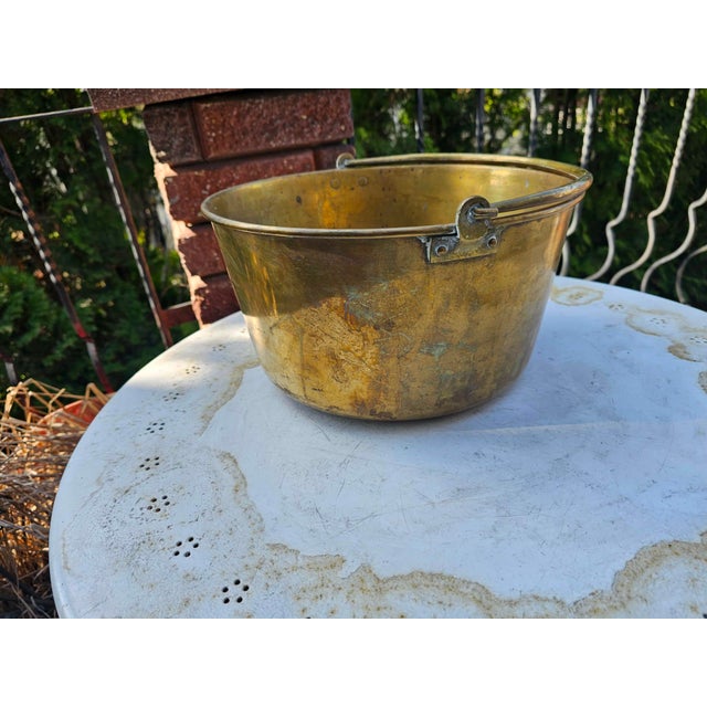 Antique Brass Cauldron, 1890s For Sale - Image 4 of 6