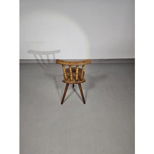 Vintage Farmers Tripod Chair For Sale - Image 12 of 18