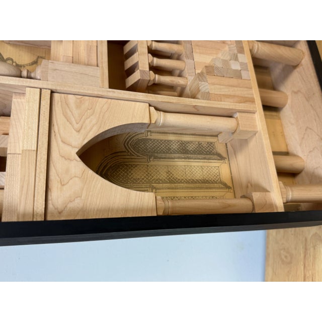 Grand Tour Style Shadow Box, depicting, 6 Architectural example vignettes For Sale - Image 10 of 12