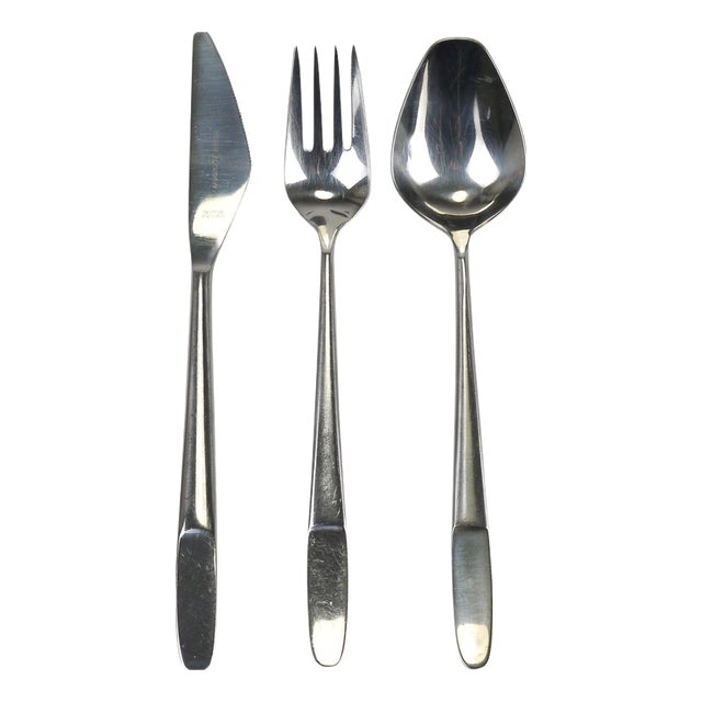 Model 2070 Flatware Cutlery by Helmut Alder for Amboss, Austria, 1960s, Set of 3 For Sale