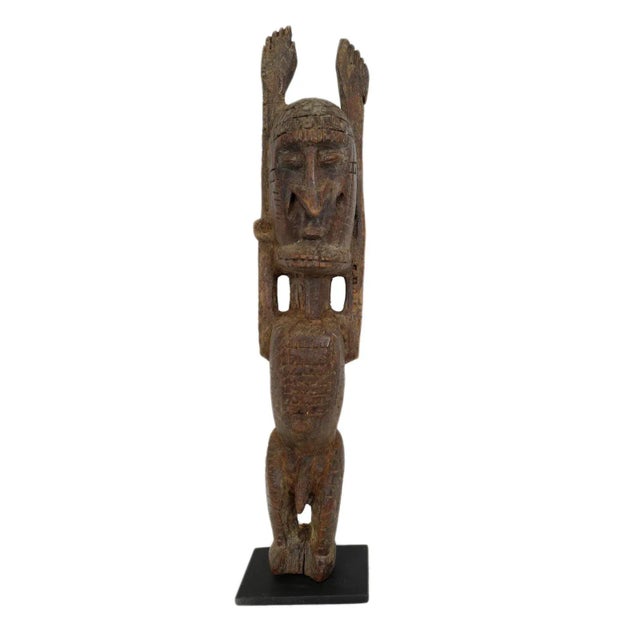 Brown Vintage Dogon Tellum Shrine Figure For Sale - Image 8 of 8