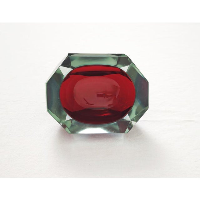 1960s Mid-Century Modern Murano Glass Ashtray attributed to Flavio Poli for Seguso Vetri Darte, Italy, 1960s For Sale - Image 5 of 11
