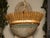 Mid 20th Century Vintage Spanish Gilt Metal Crown Chandelier with Frosted Glass and Leaf Motifs For Sale - Image 5 of 12
