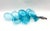 Oversized Mid Century Turquoise/ Aqua Glass Grapes For Sale - Image 11 of 11