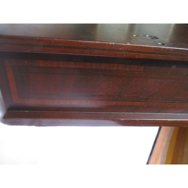 Antique Flame Mahogany Inlaid Vanity /Jewelry Box /Chest of Drawers for Dresser For Sale - Image 9 of 16
