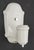 Traditional Mid 20th Century Restored Traditional White Ceramic Wall Sconces - a Pair For Sale - Image 3 of 9