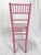 Faux Bamboo Pink Desk or Vanity Chair For Sale - Image 10 of 12