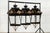 Circa late 20thc large french 19thc style bronze & iron lanterns w44 x d44 x h107 cm bottom section 19 cm weight 13kg up...