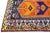 Orange Vintage Turkish Handmade Multicolor Tribal Designed Wool Runner For Sale - Image 4 of 11
