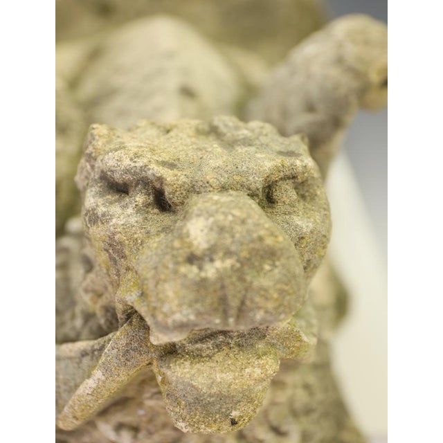 Stone Victorian Gothic Revival Limestone Corbels, Tetramorph Lion & Ox, Harrogate, 1870, Set of 2 For Sale - Image 7 of 17