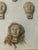 Framed Antique German Puppet Heads For Sale - Image 4 of 6
