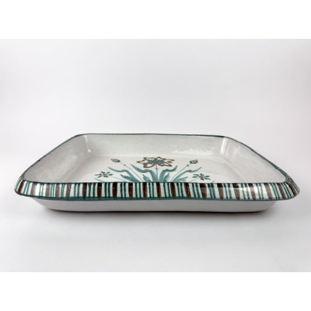 Vallauris Large Ceramic Dish by Robert Picault, Vallauris, France, c.1960 For Sale - Image 4 of 13