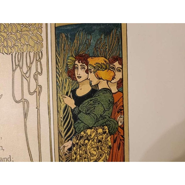 Koloman Moser, Hymn, 1903, Paper For Sale - Image 9 of 10