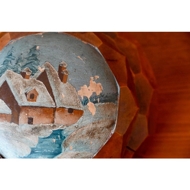 Mid-20th Century Carved Wooden Lidded Box, 1960s For Sale - Image 9 of 10